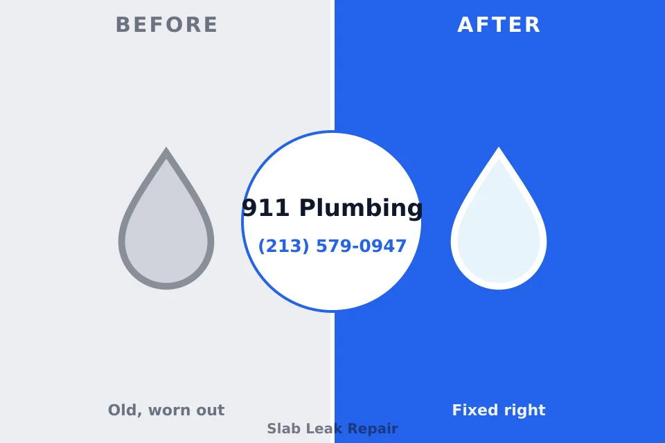 Before and after: plumbing company Chester Center, CT
